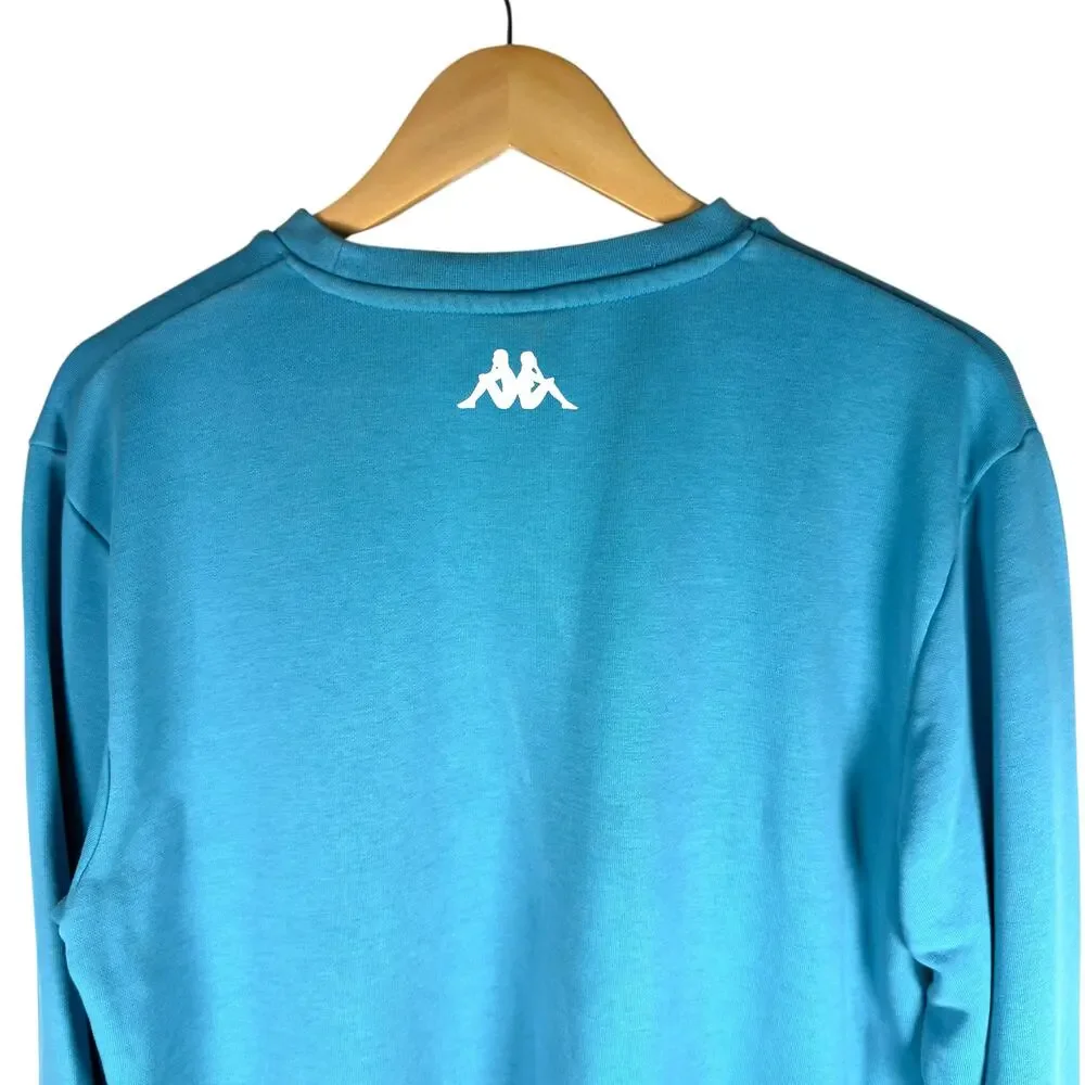 Kappa Big Spellout Logo Crewneck Sweatshirt Men’s L - Preppy Urban Streetwear - Picture 10 of 12